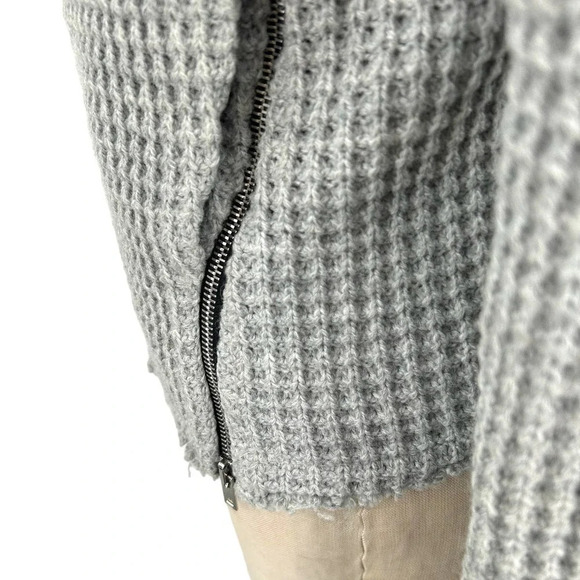 IRO Ceylona Blazer Jacket Leather Trimmed Gray‎ Size 38 US 6 - Picture 6 of 10